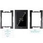 TooQ Marco Antirrobo con Cerradura TQATTE2601-M-B para Tablets de 12.4" a 13" - Negro
